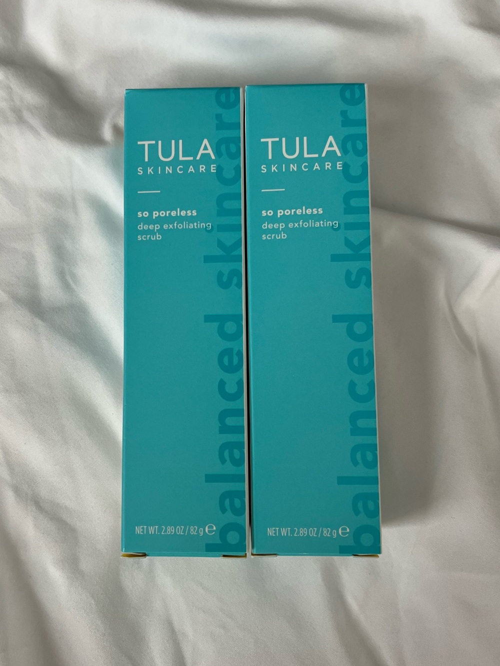 2 - Tula Skincare So Poreless Deep Exfoliating Scrub - Net Wt. 2.89 oz/82g each